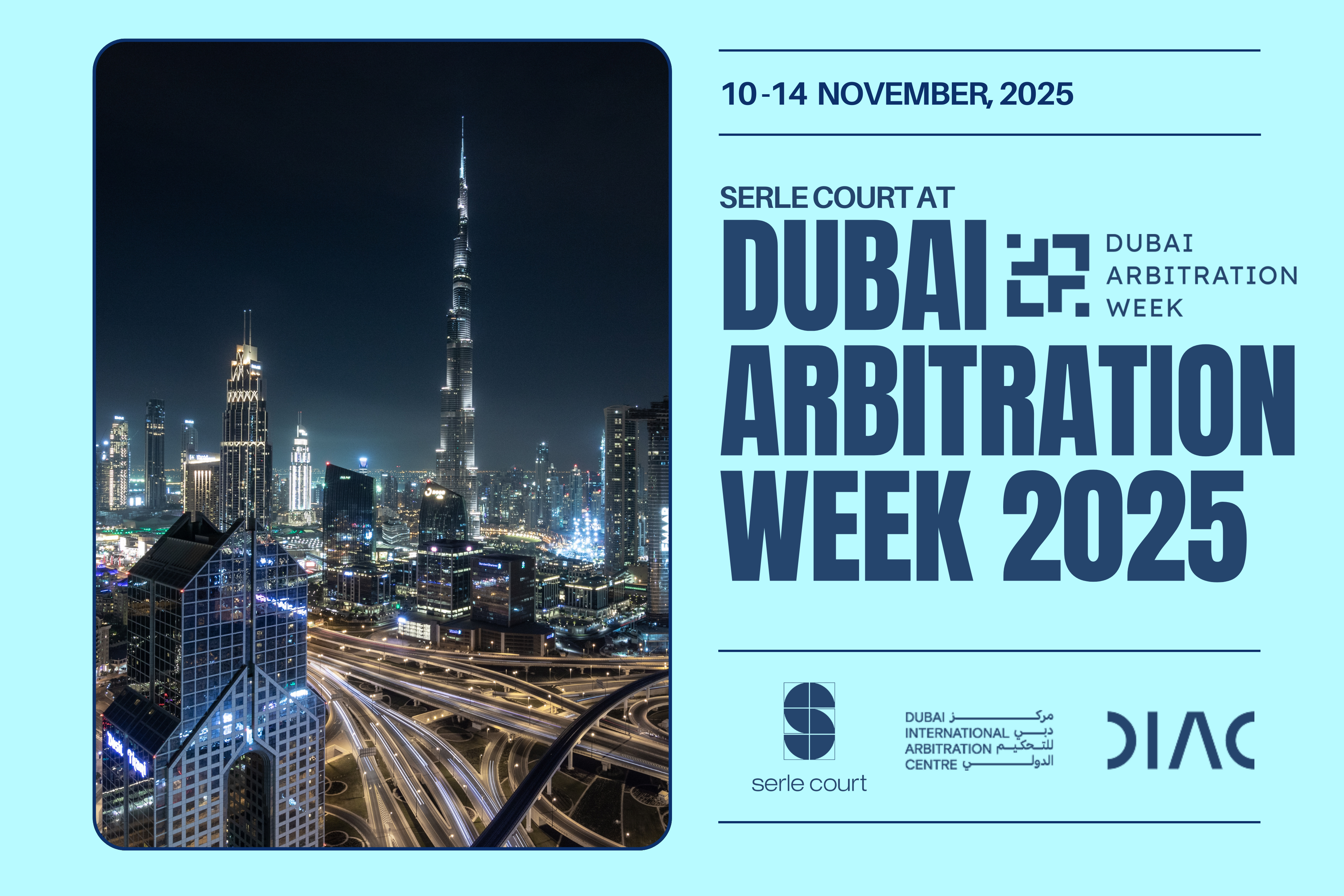 Serle Court at Dubai Arbitration Week 2025