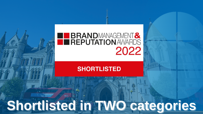 SHORTLISTED: Citywealth Brand Management & Reputation Awards 2022